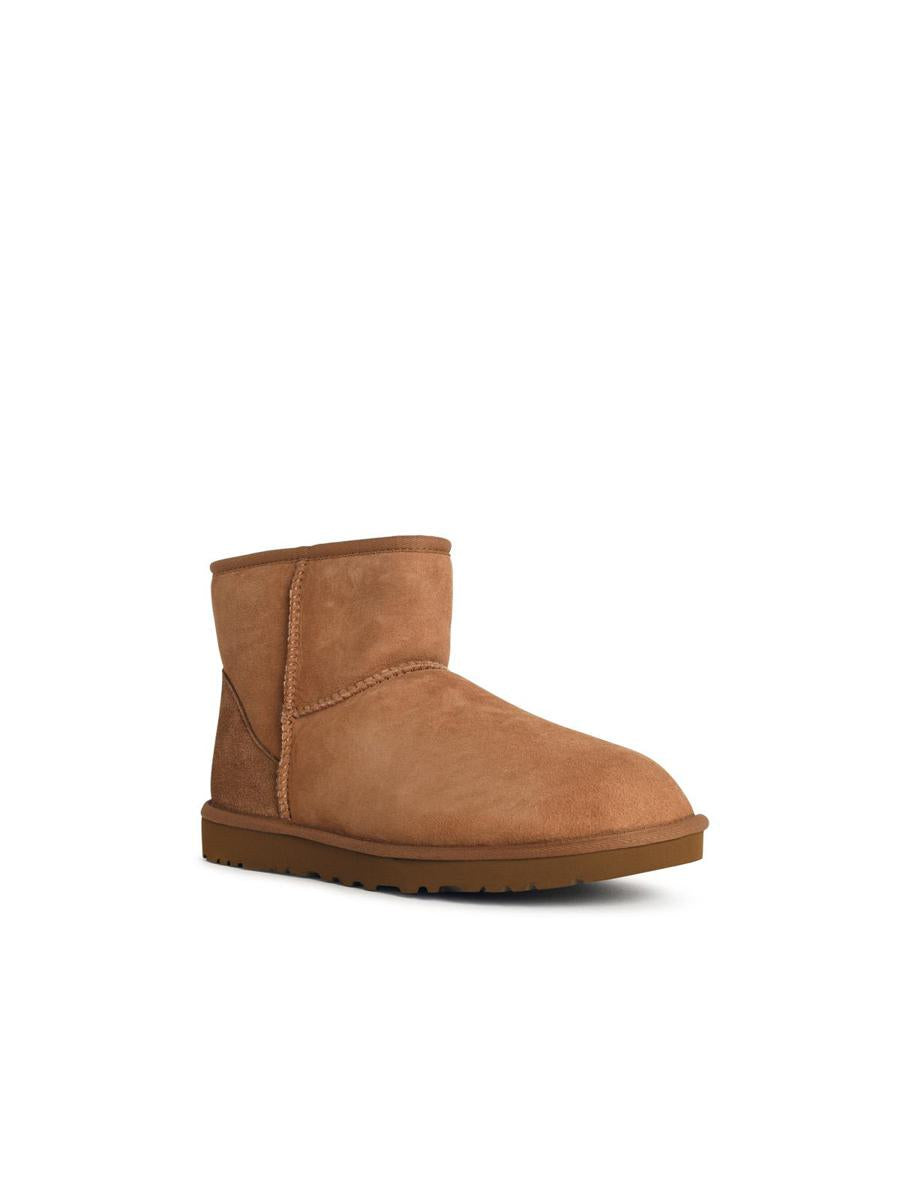 UGG 'Classic Mini' Chestnut Suede Boots