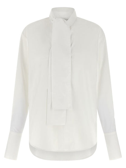 Nude Lavallière Collar Shirt