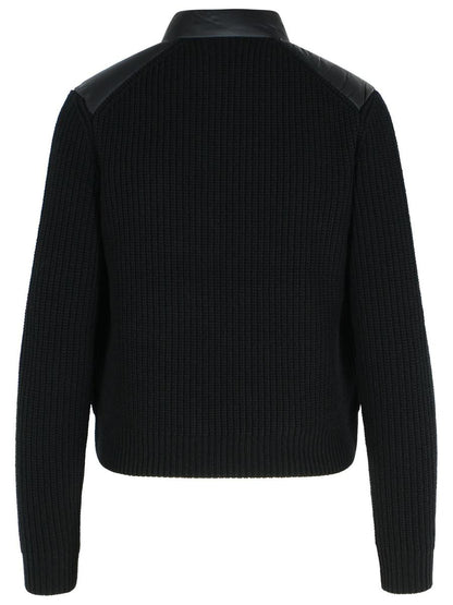 Moncler Black Virgin Wool Blend Jacket