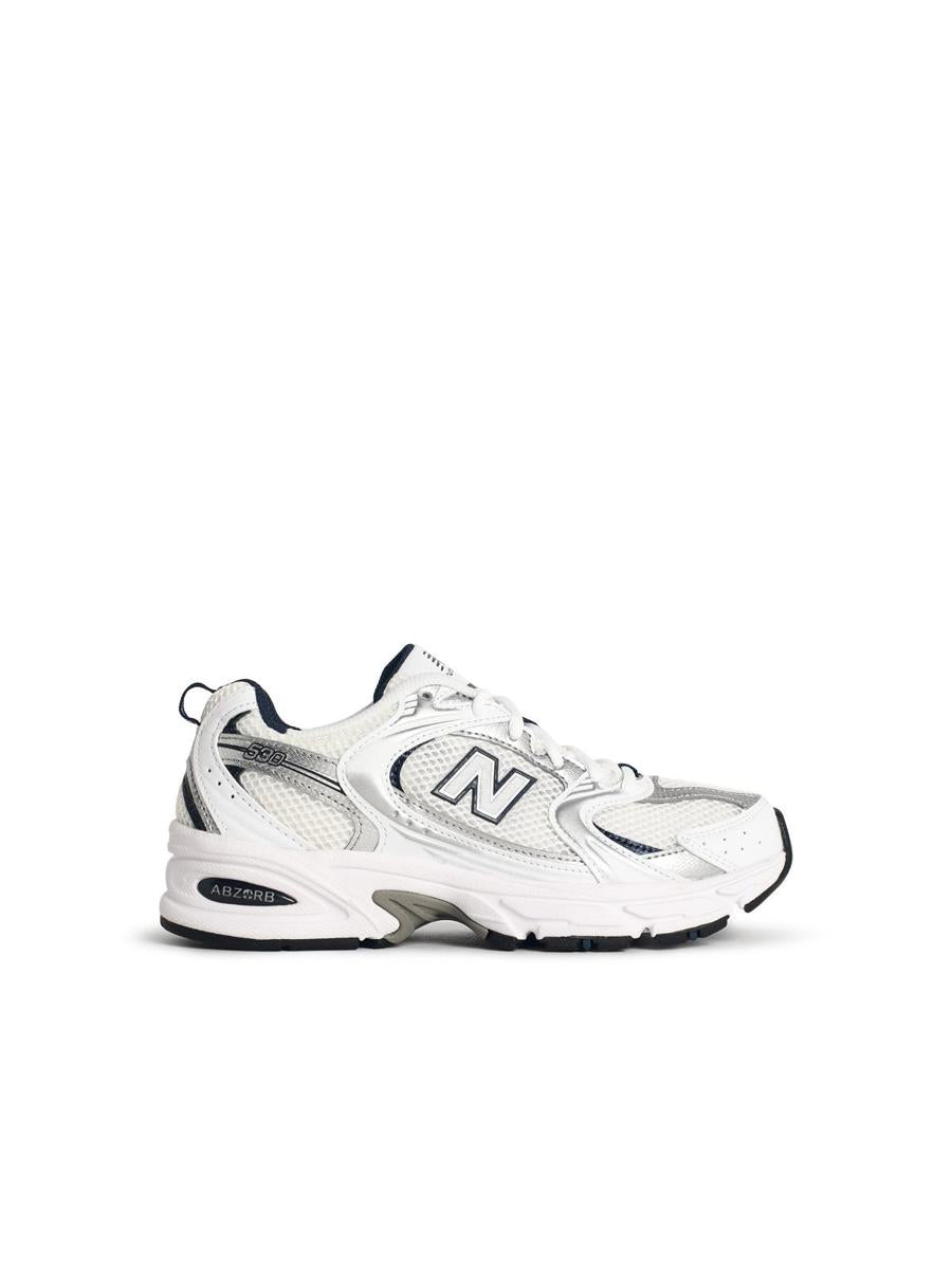 New Balance '530' White Fabric Sneakers