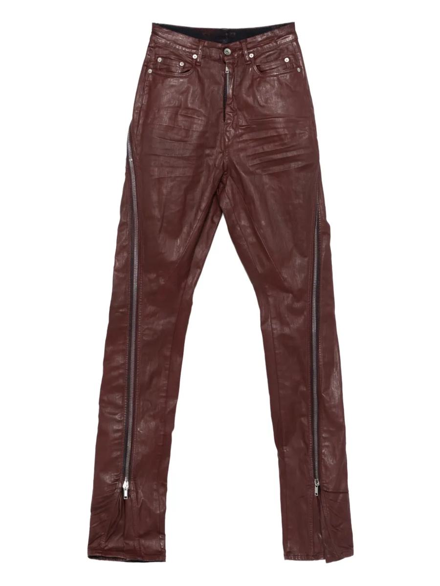 Rick Owens Drkshdw Bolan Banana Jeans With Side Zip