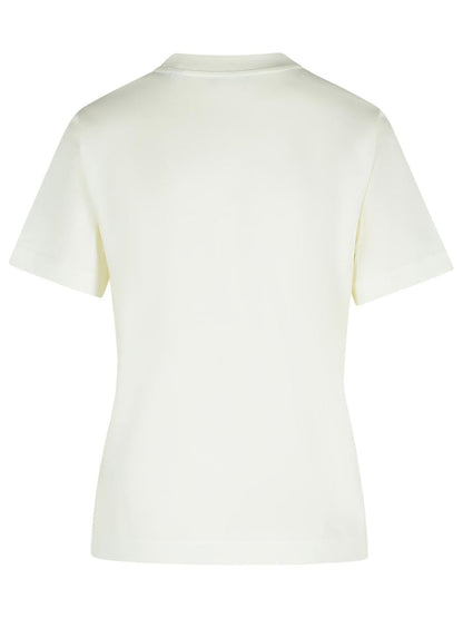 Burberry White Cotton T-Shirt