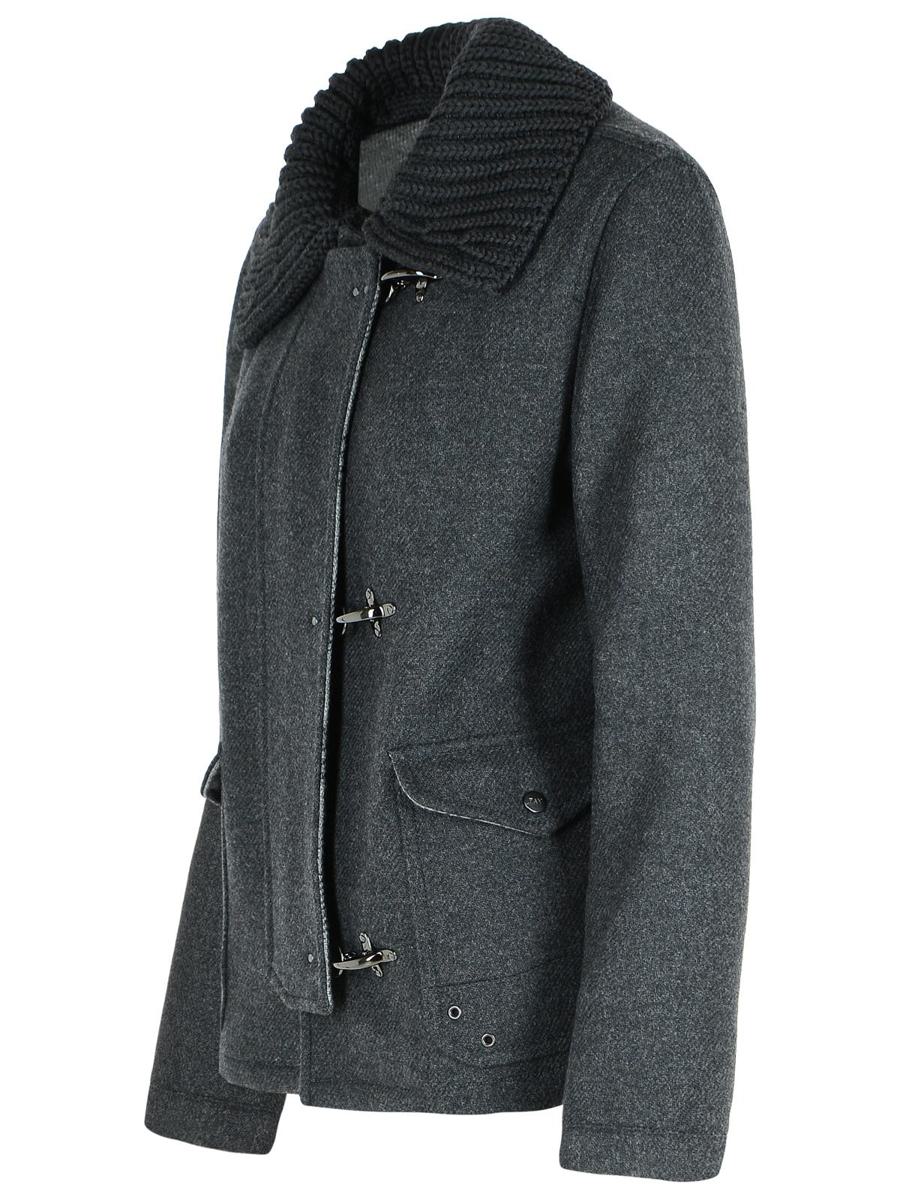 Fay Graphite Wool Jacket
