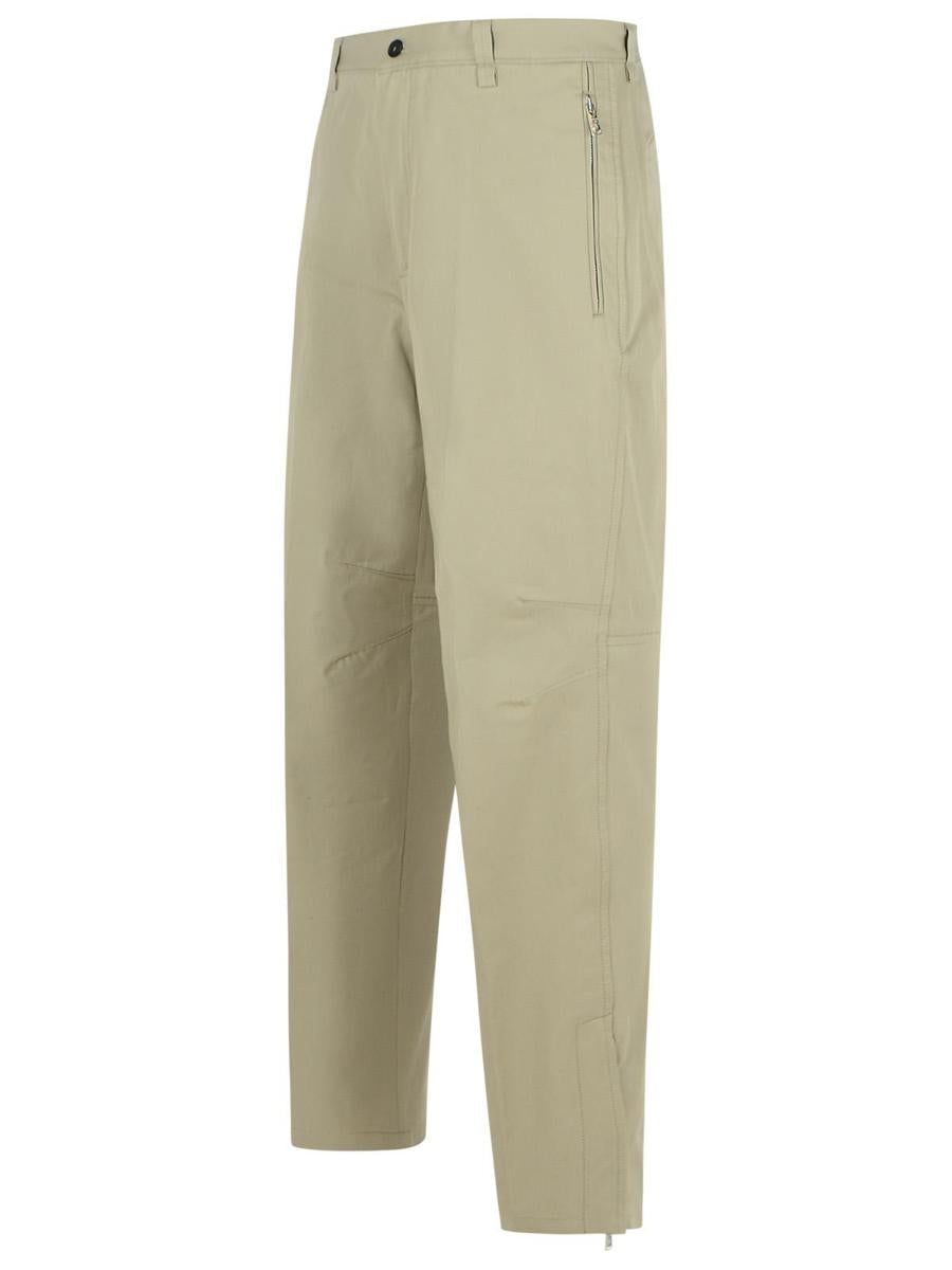 Lanvin 'Biker' Green Cotton Pants