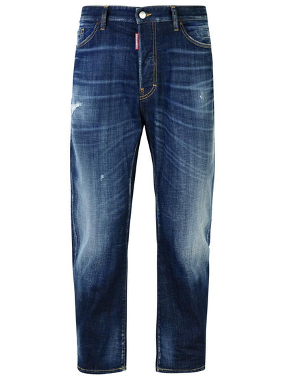Dsquared2 'Bro' Blue Cotton Jeans