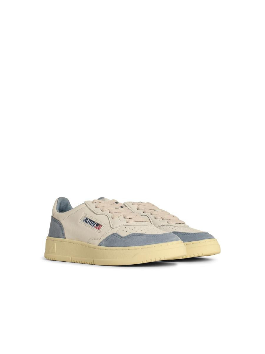 Autry 'Medialist' Light Blue Leather Sneakers