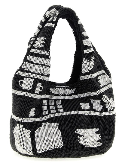 JW Anderson 'Beaded' Mini Shopping Bag