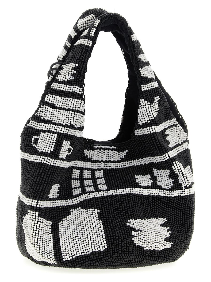 JW Anderson 'Beaded' Mini Shopping Bag