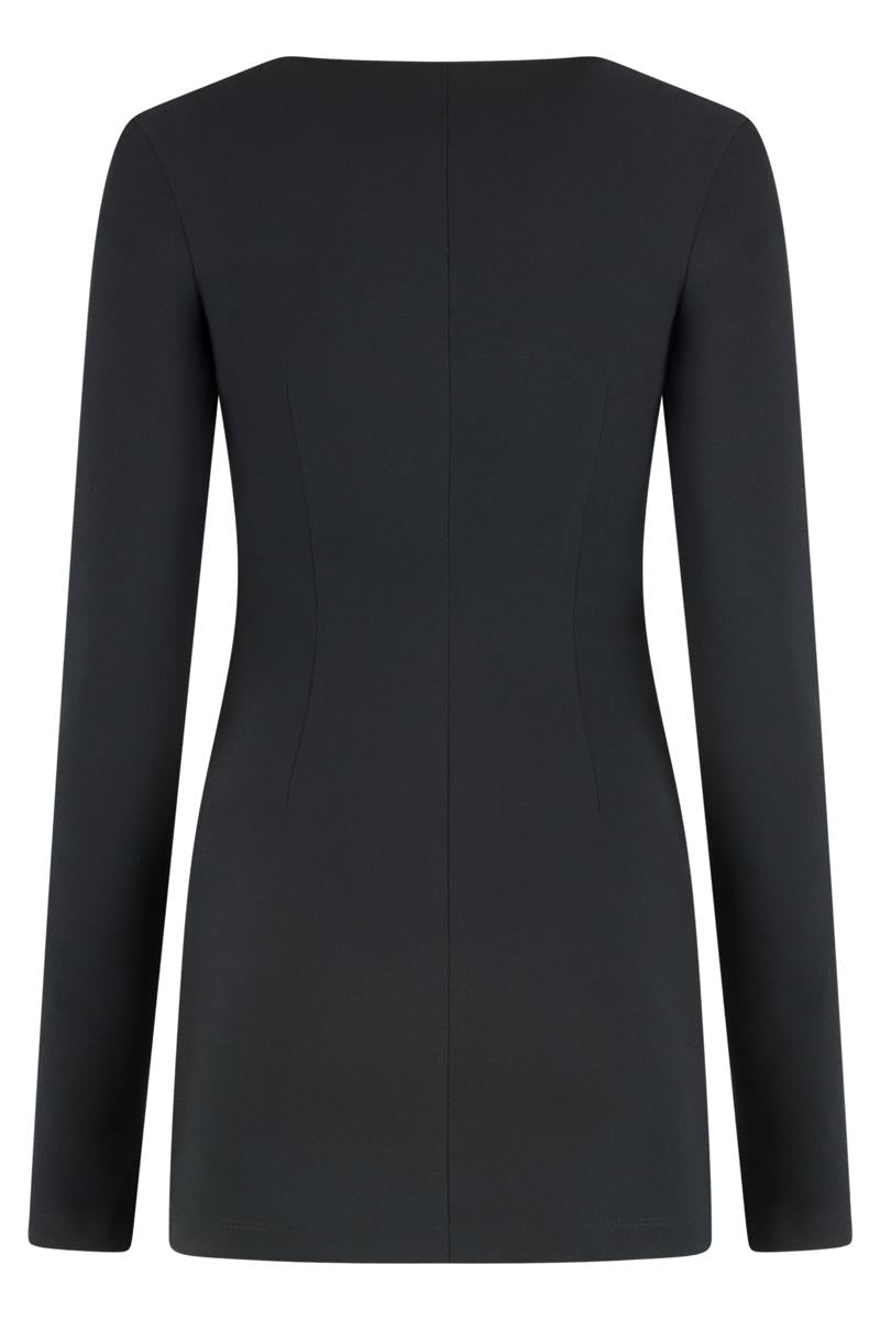 The Attico Crepe Mini Dress