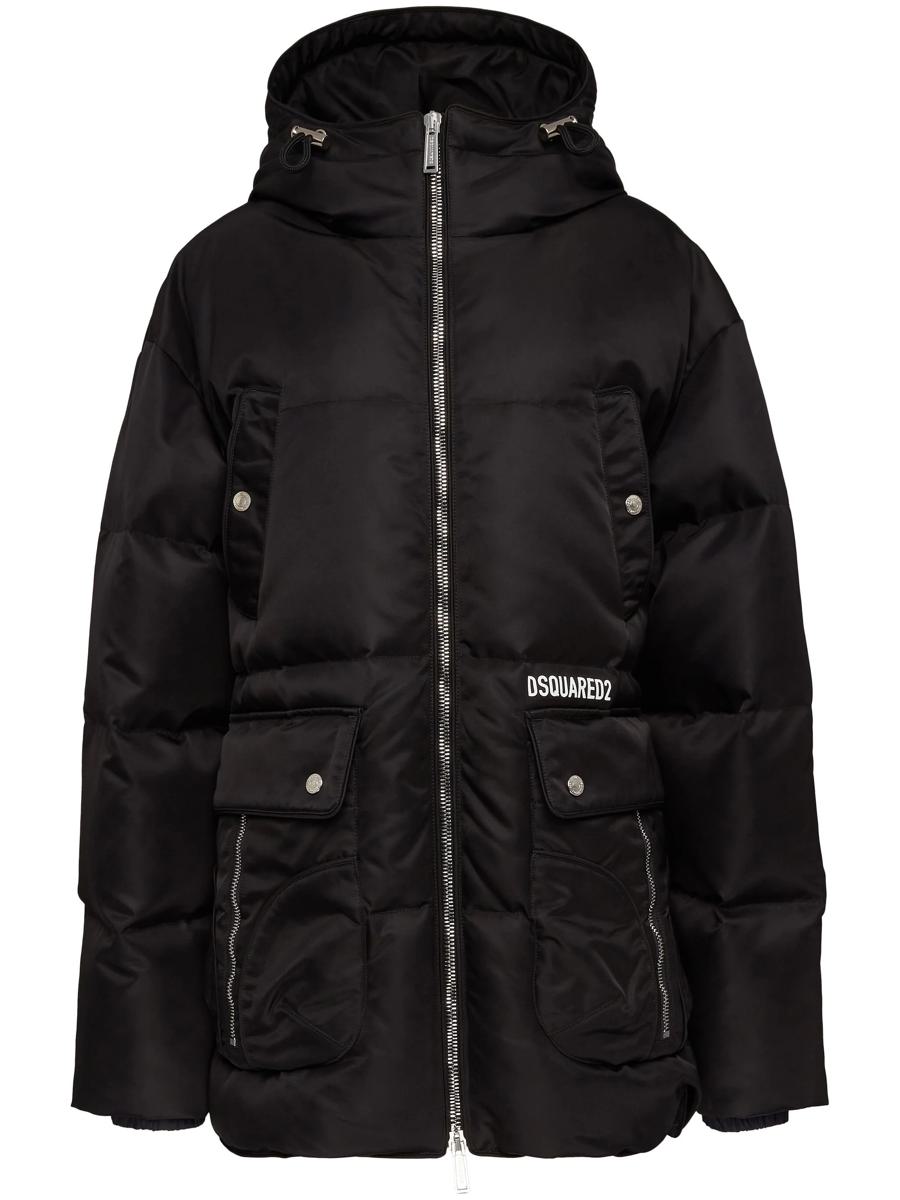 DSQUARED2 Quilted Hooded Coat