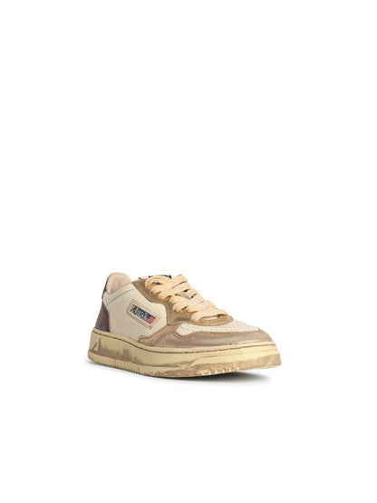 Autry 'Super Vintage' White Leather Sneakers