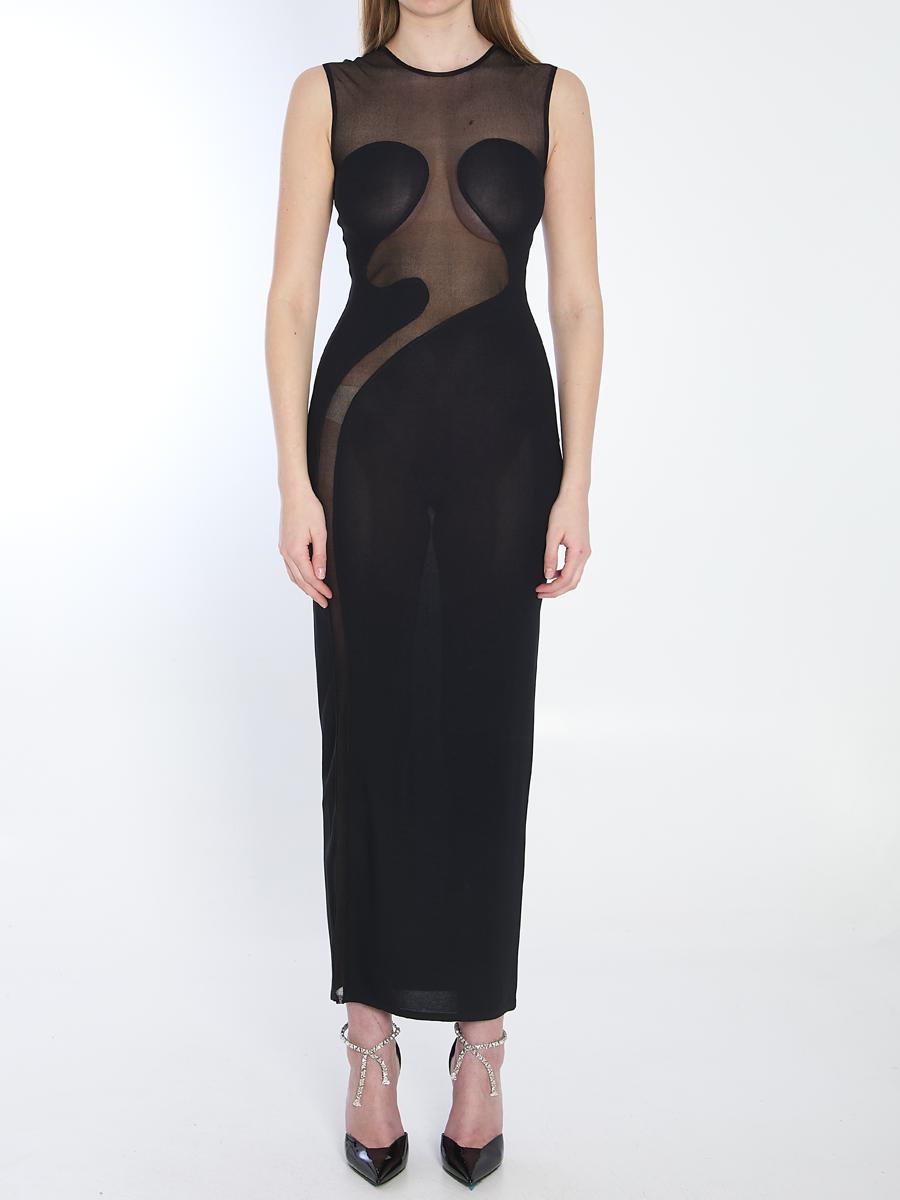 Knit Molded Midi Dress
