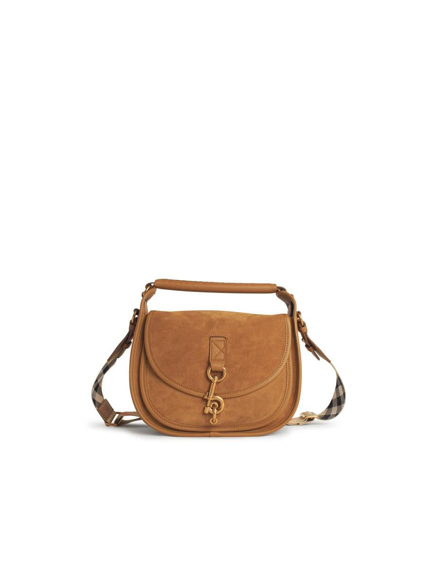 Burberry 'Messenger' Brown Suede Bag
