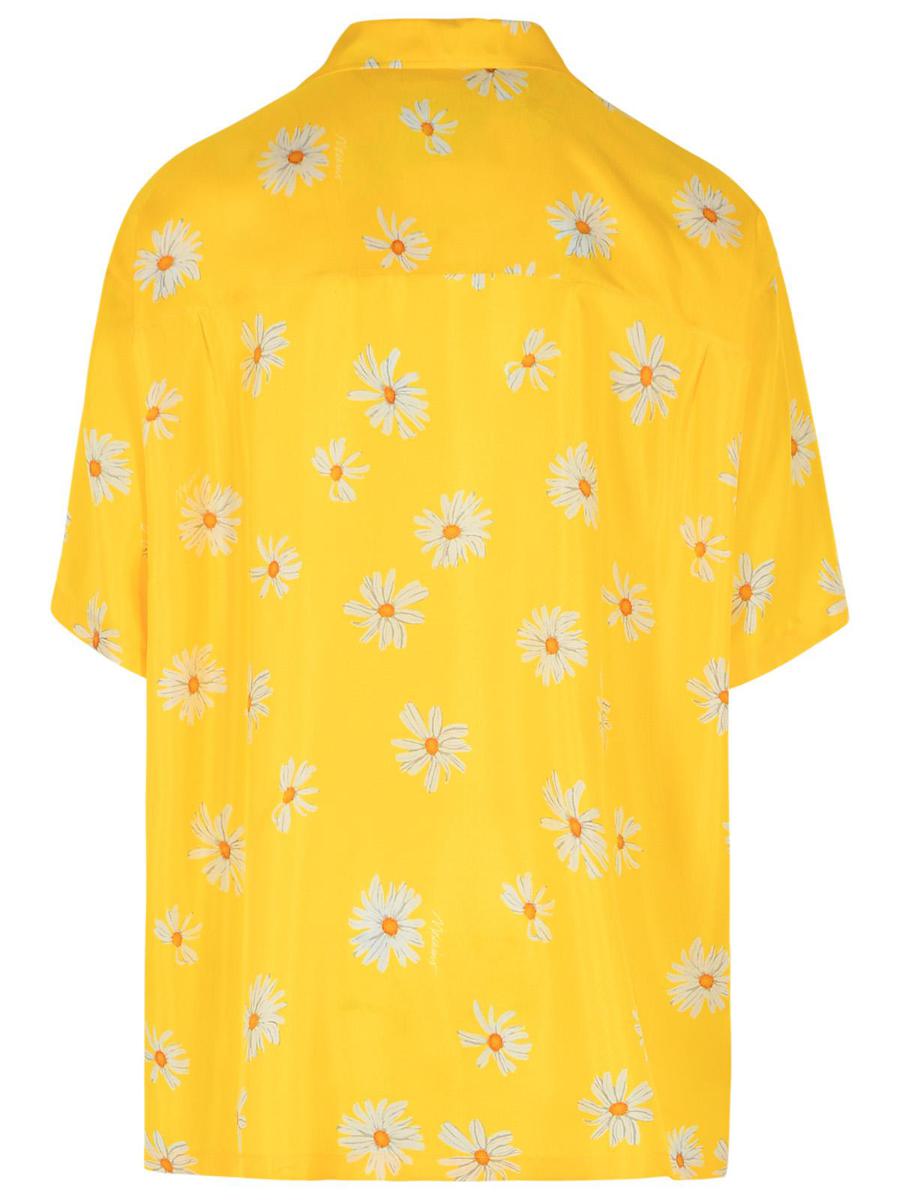 Moschino Yellow Silk Shirt