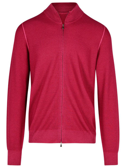 Gran Sasso Red Virgin Wool Sweater