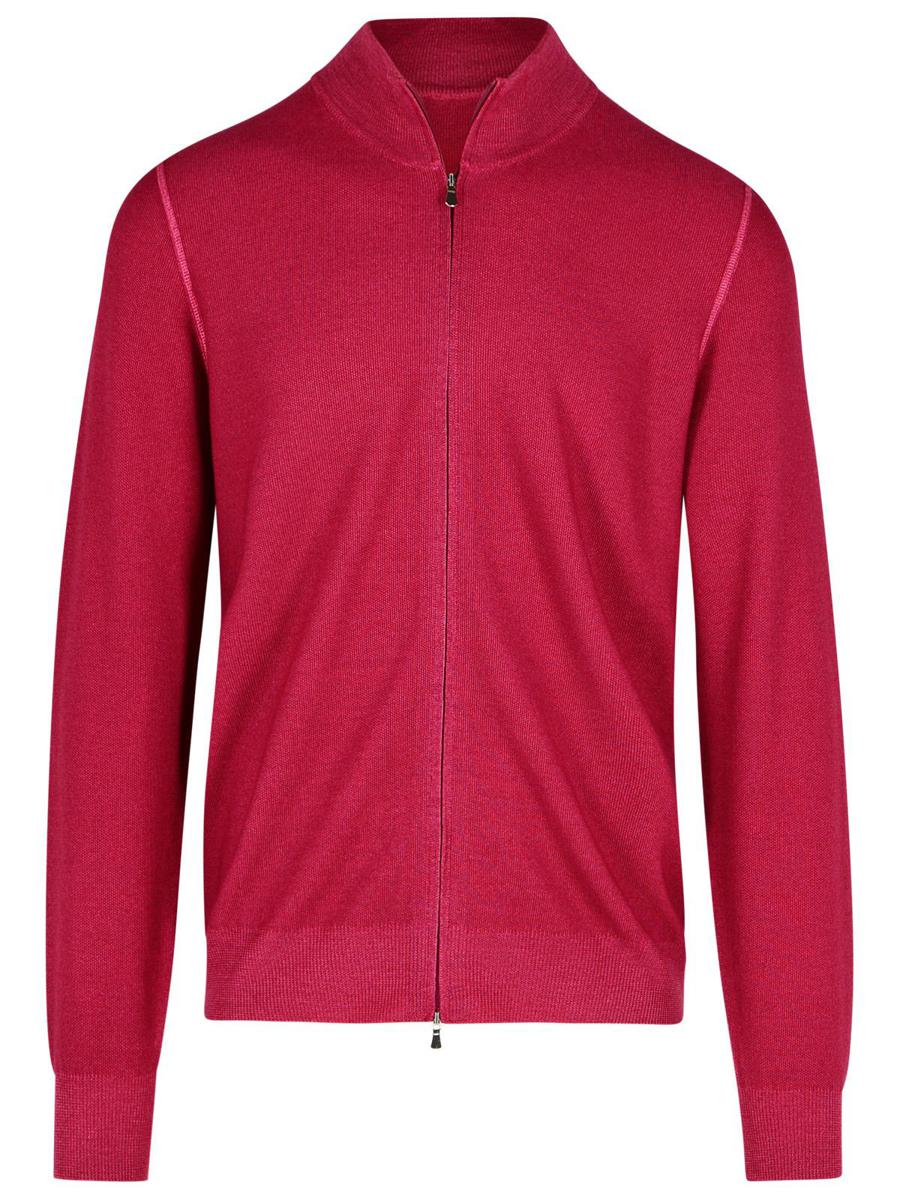 Gran Sasso Red Virgin Wool Sweater