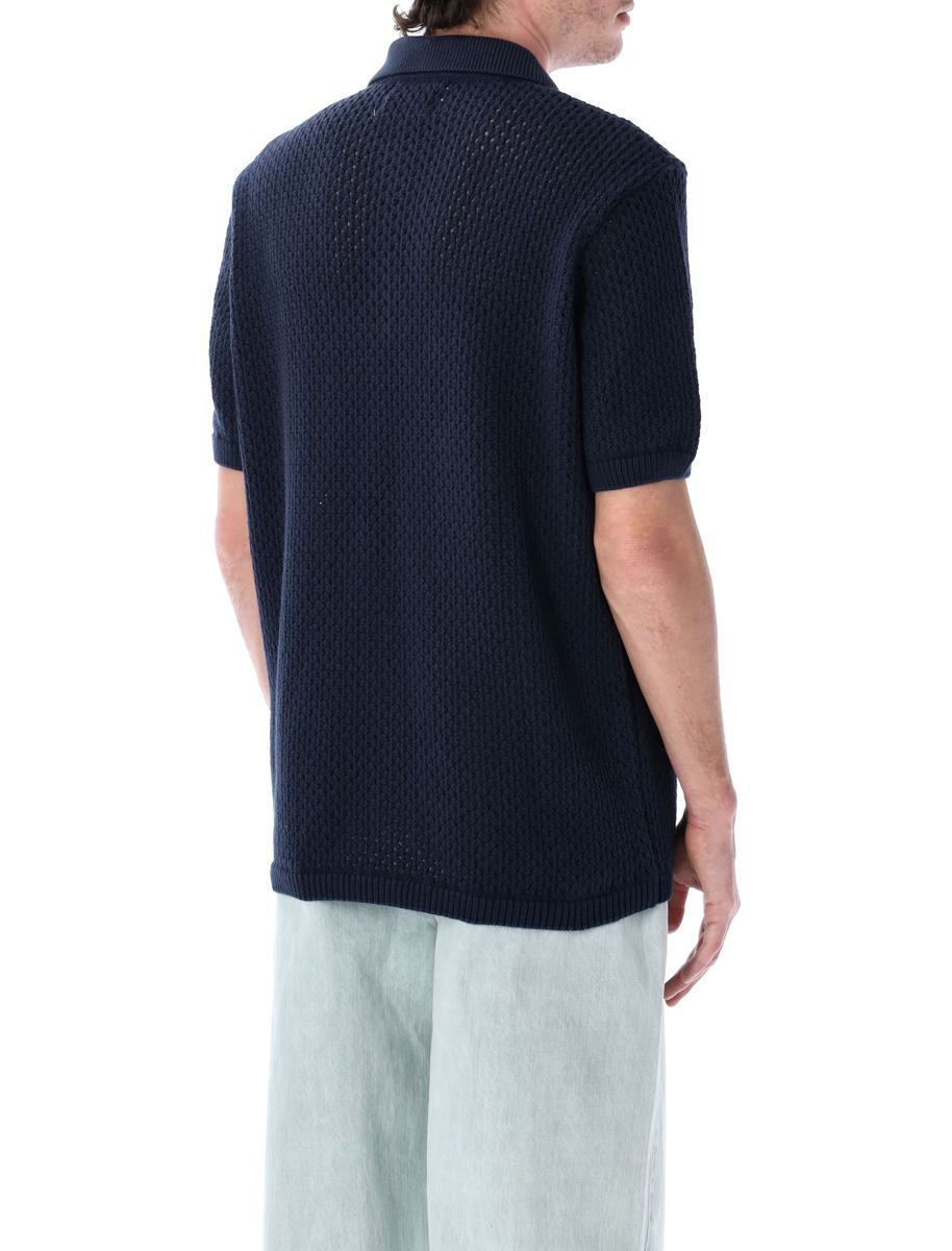 Arte Crochet Knit Button Shirt