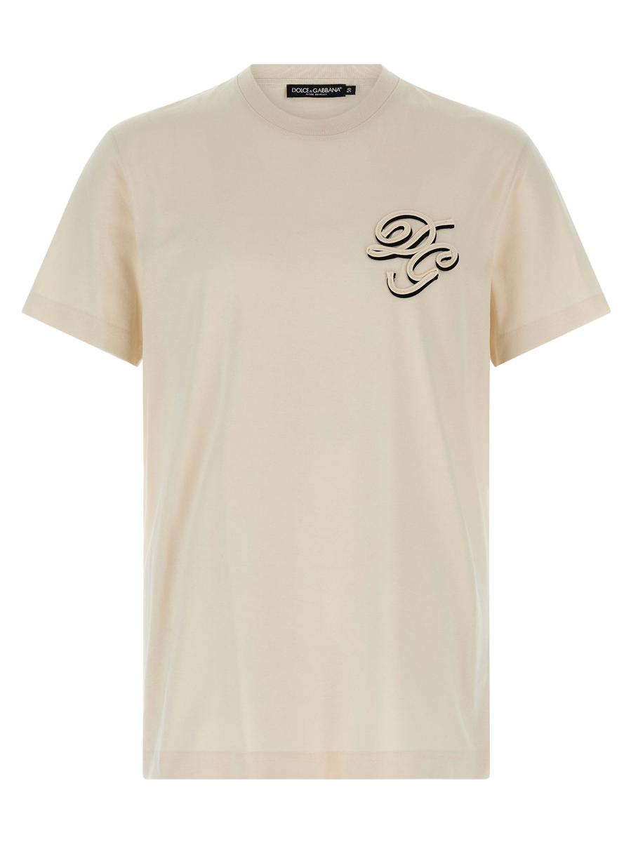 Dolce & Gabbana Double Embroidery T-Shirt