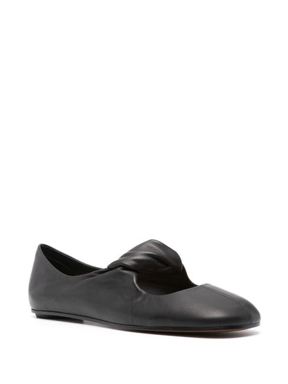 Alexander Mcqueen Twisted Detail Ballet Flats