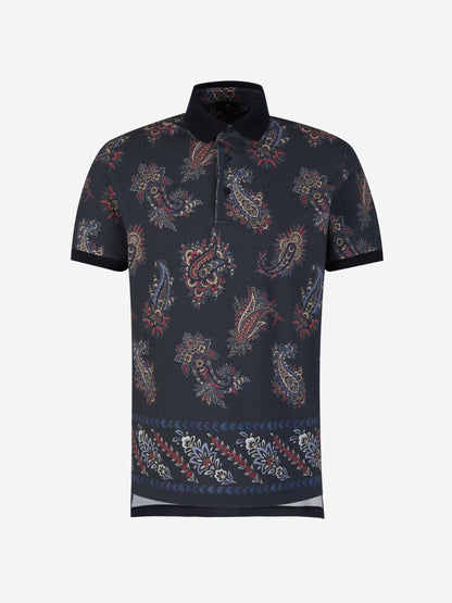 Etro Paisley Motif Polo