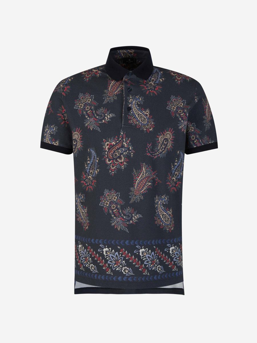 Etro Paisley Motif Polo