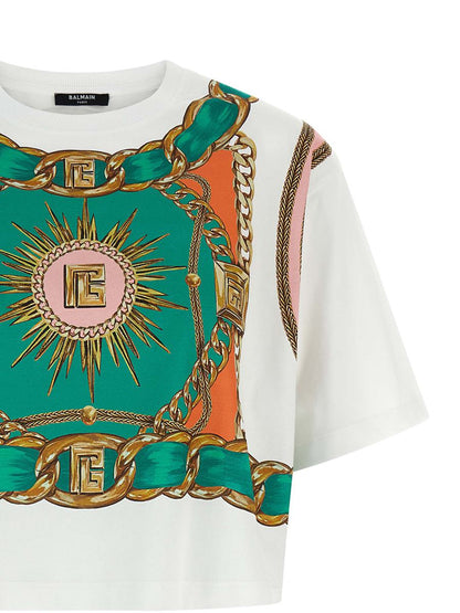 Balmain 'Balmain Foulard' Print T-Shirt