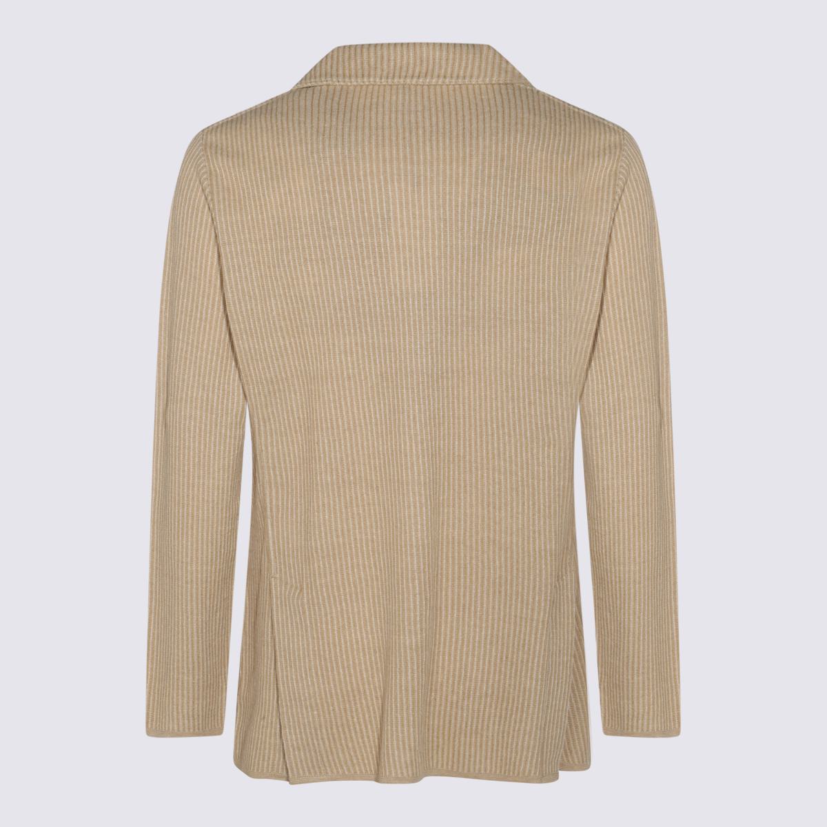 Lardini Beige Linen Blazer