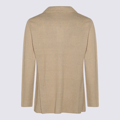 Lardini Beige Linen Blazer