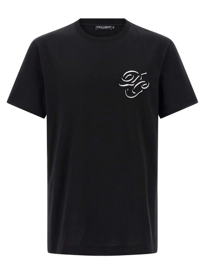 Dolce & Gabbana Double Embroidery T-Shirt