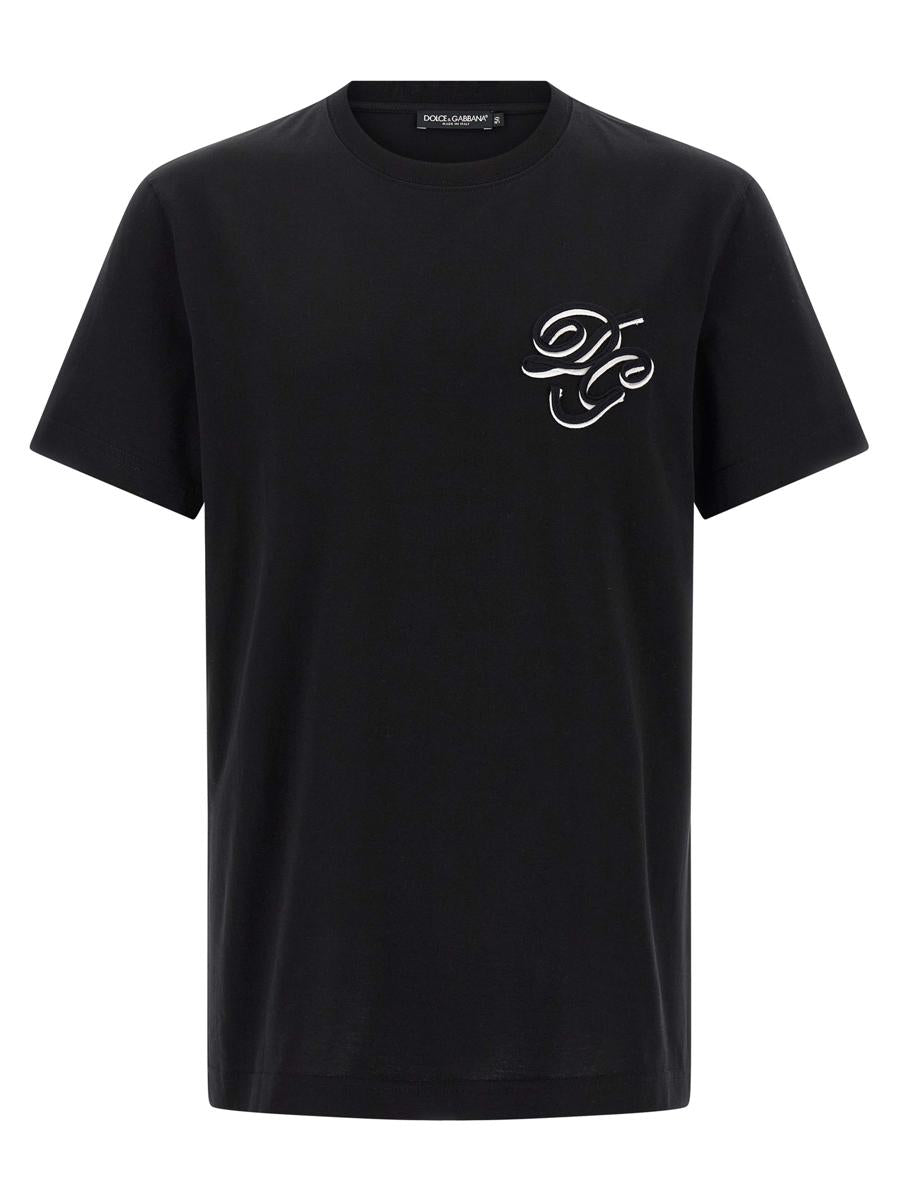 Dolce & Gabbana Double Embroidery T-Shirt