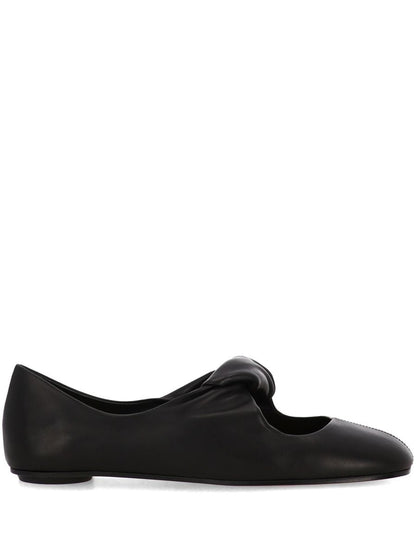 Alexander Mcqueen Twisted Detail Ballet Flats