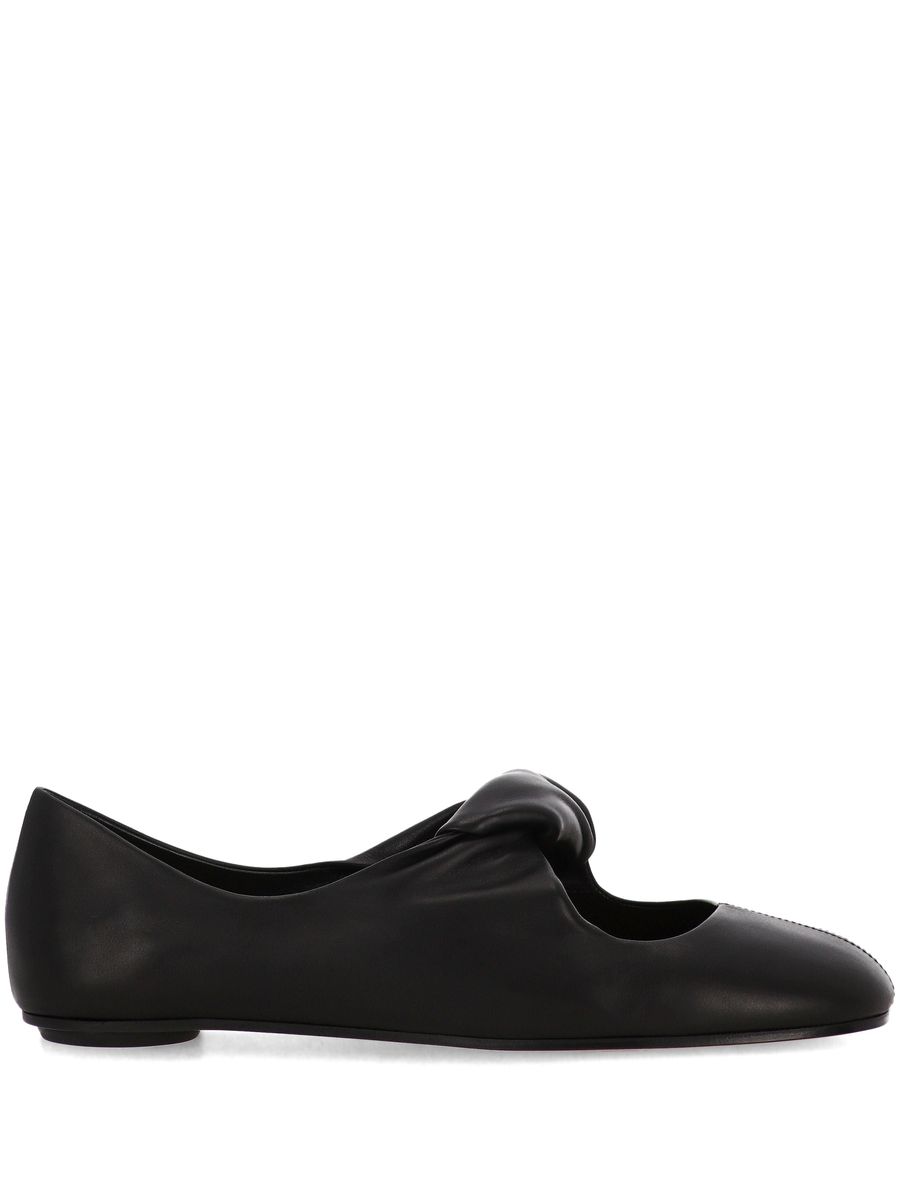 Alexander Mcqueen Twisted Detail Ballet Flats