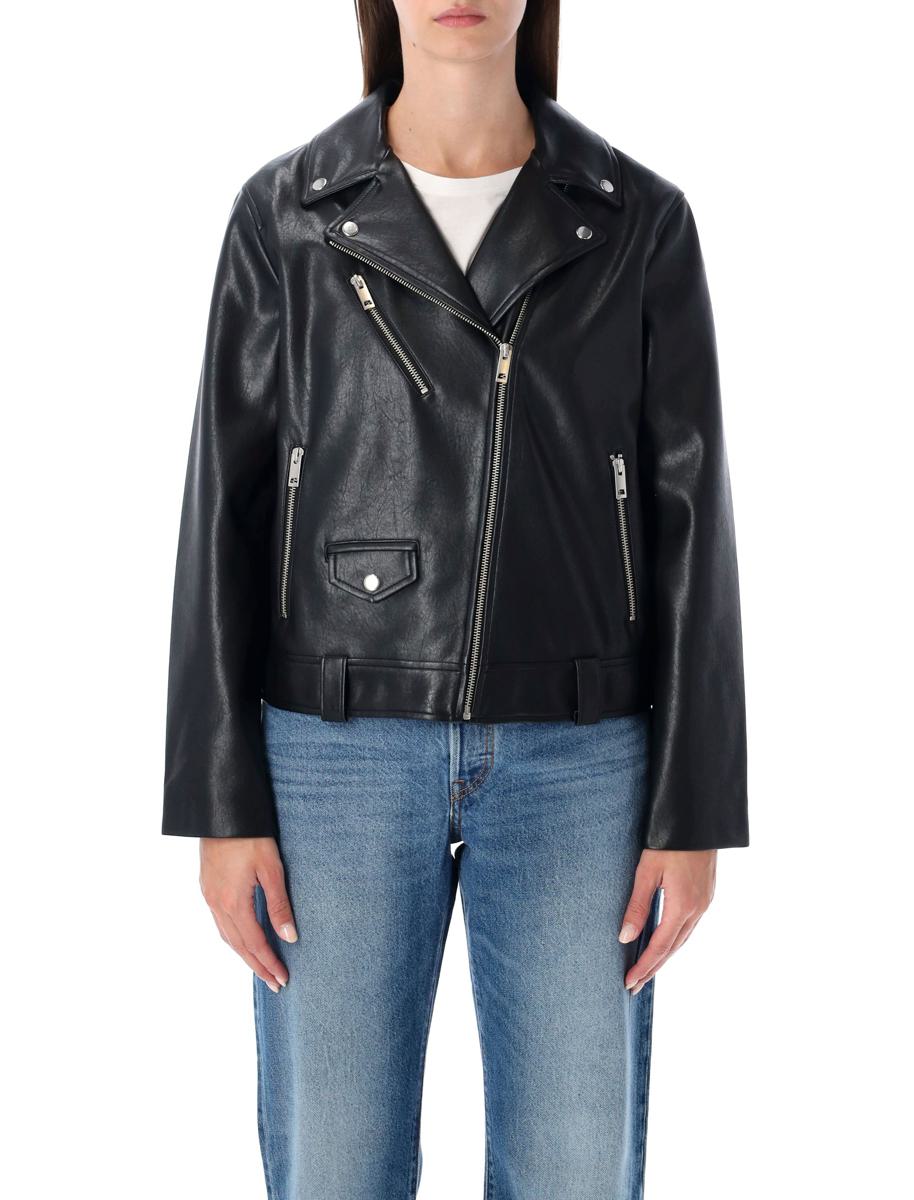 Levi'S Kendal Black Eco-Leather Moto Jacket