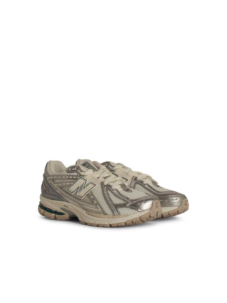 New Balance '1906R' Silver Leather Blend Sneakers