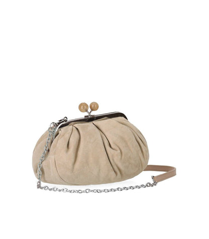 Weekend Max Mara Pasticcino Valois Small Beige Clutch
