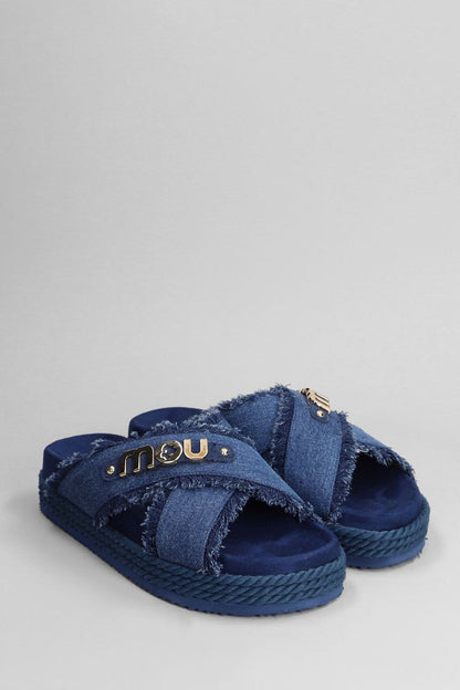 Mou Crisscross Slipper-Mule