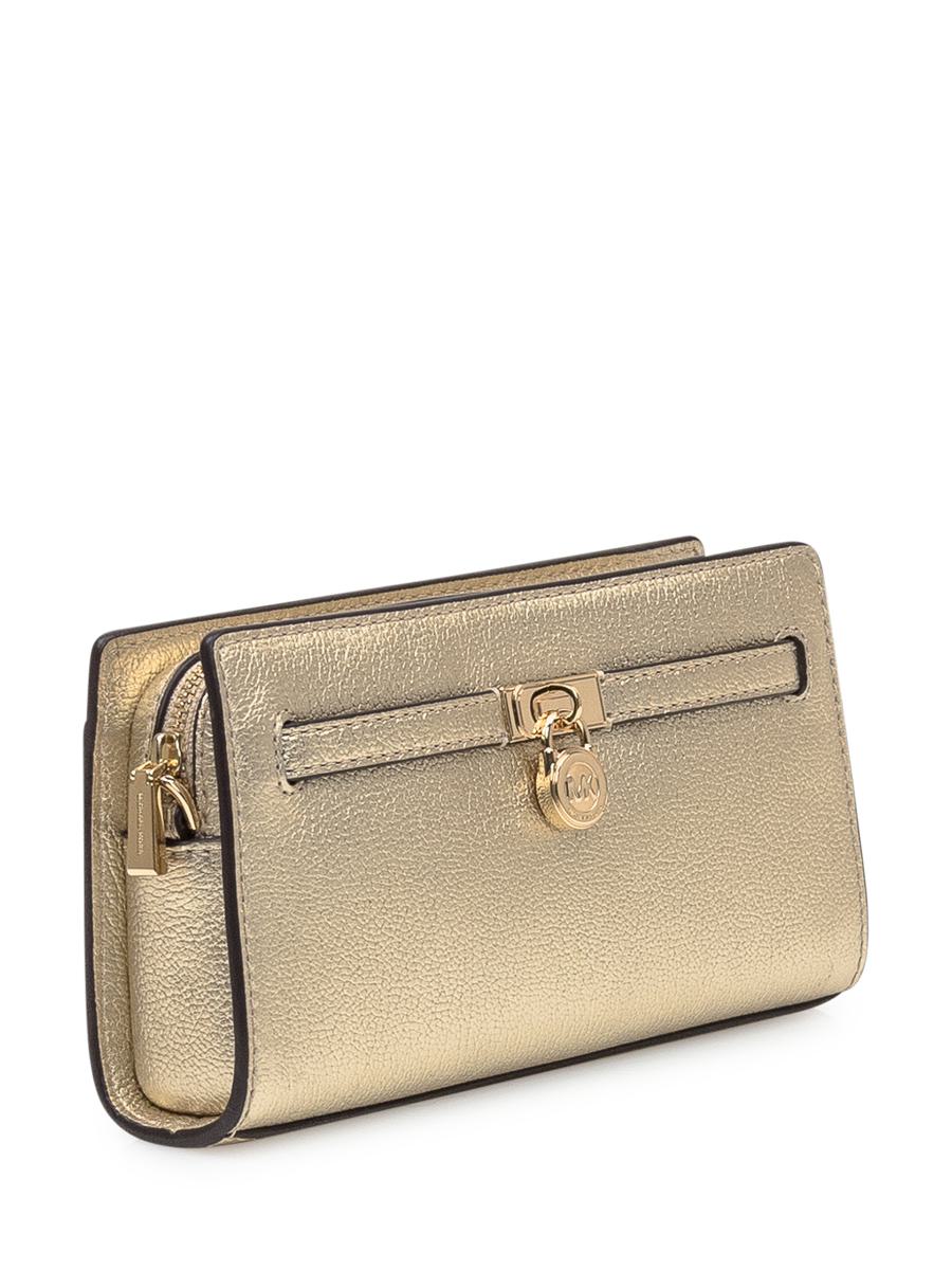 Michael Kors Michael Kors Gold Leather Wallet