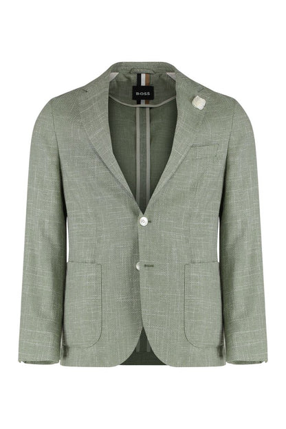 Boss Single-Breasted Two-Button Jacket