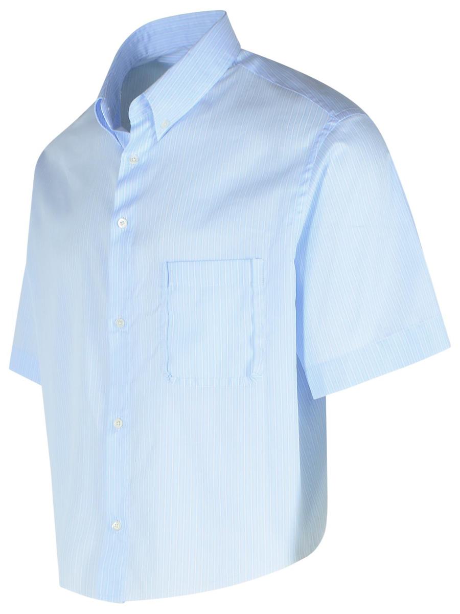 Maison Margiela Light Blue Cotton Shirt