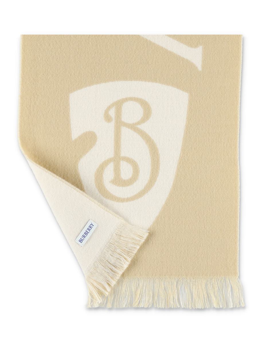 Burberry Two-Tone Logo Wool Scarf
