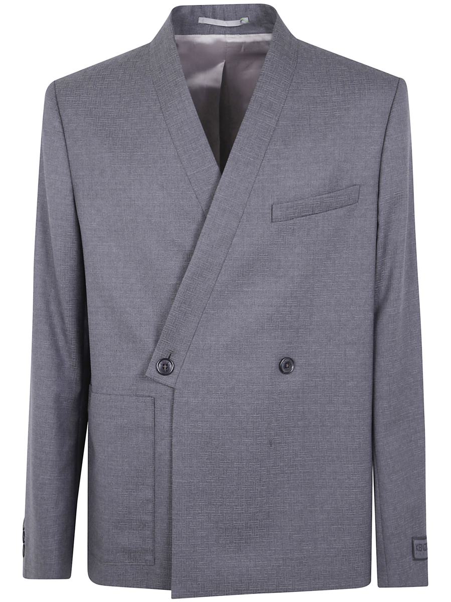 Kenzo " Weave" Adjusted Kimono Tailored Jacket Clothing