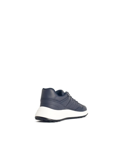 Hogan 'Hyperlight' Navy Leather Sneakers