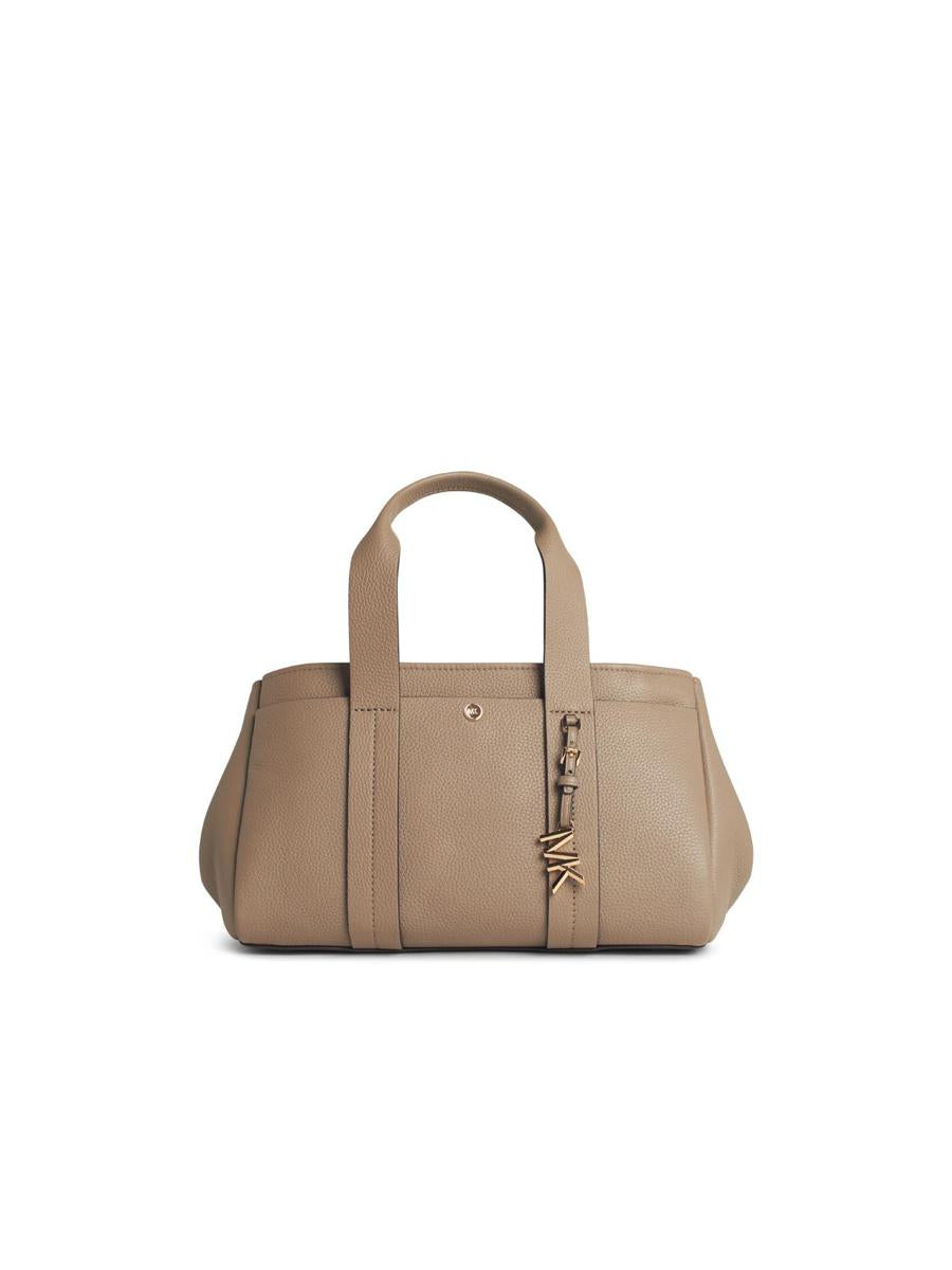 Michael Kors 'Romee' Dove Grey Leather Bag