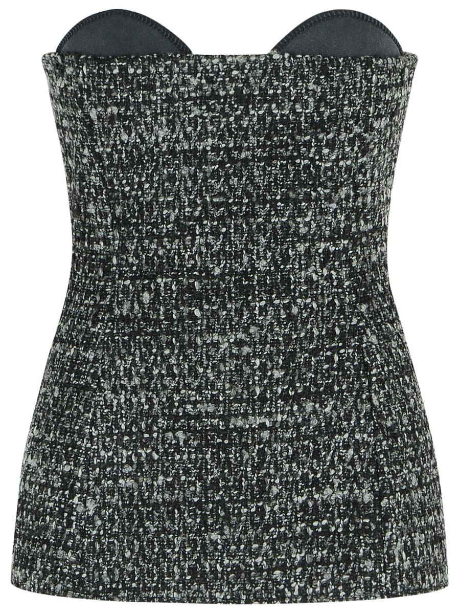 Diesel Two-Tone Wool Blend Top