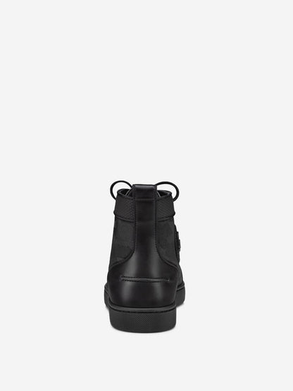 Christian Louboutin Louis Jacquard Leather Sneakers