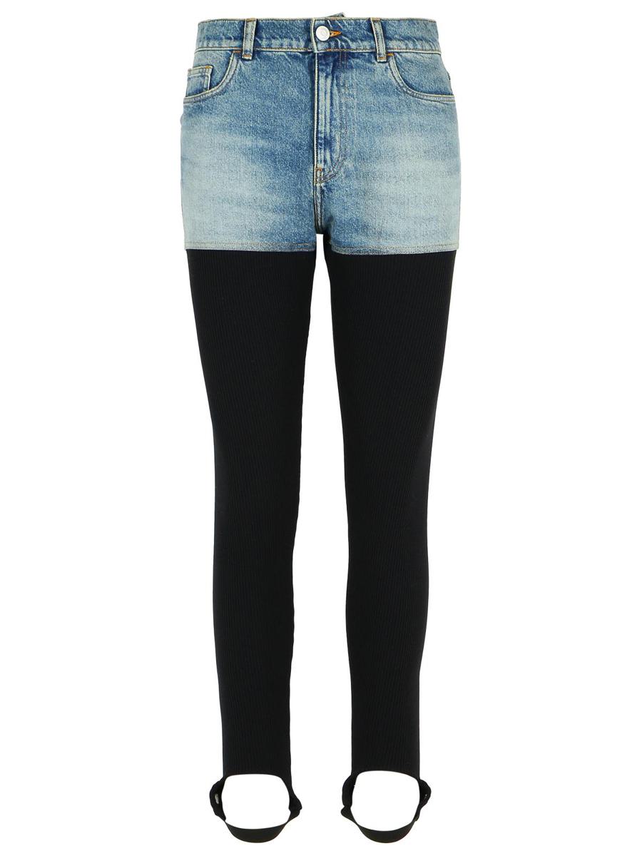 Coperni Two-Tone Organic Cotton Pantaloe