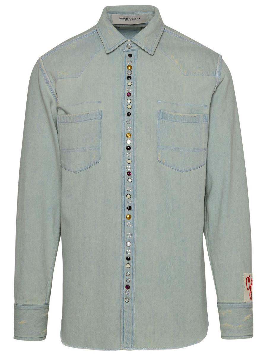 Golden Goose Light Blue Denim Shirt