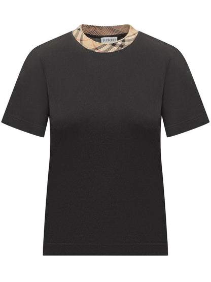 Burberry Check Motif T-Shirt