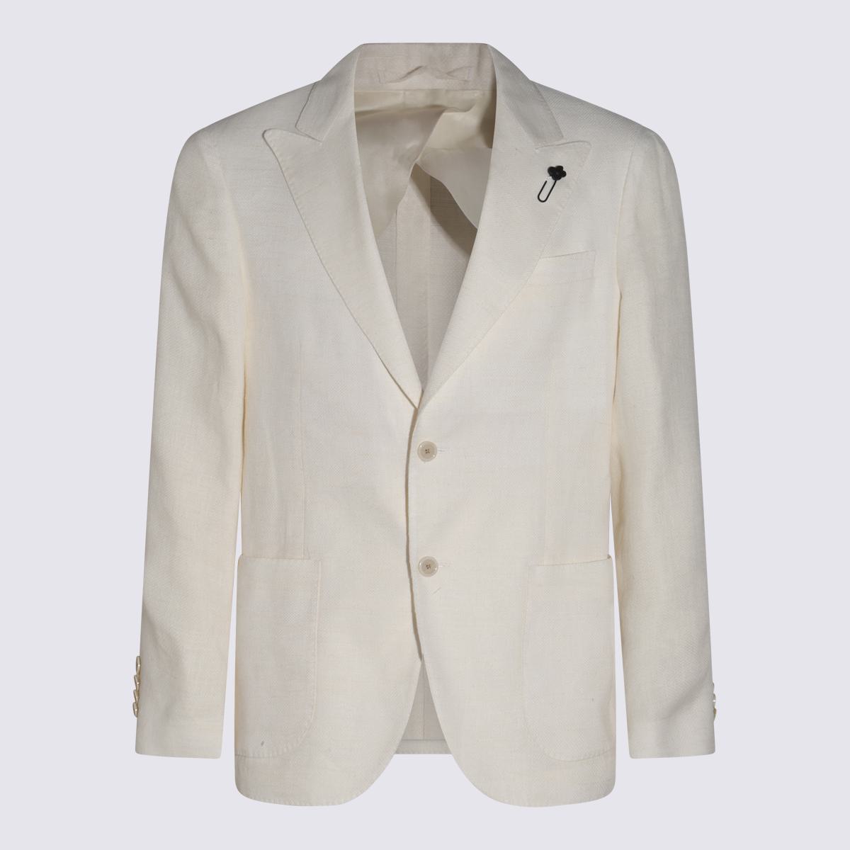 Lardini White Blazer