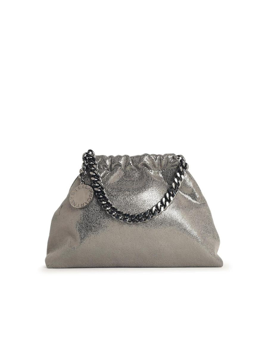 Stella McCartney 'Falabella' Mini Bag In Silver Eco Leather